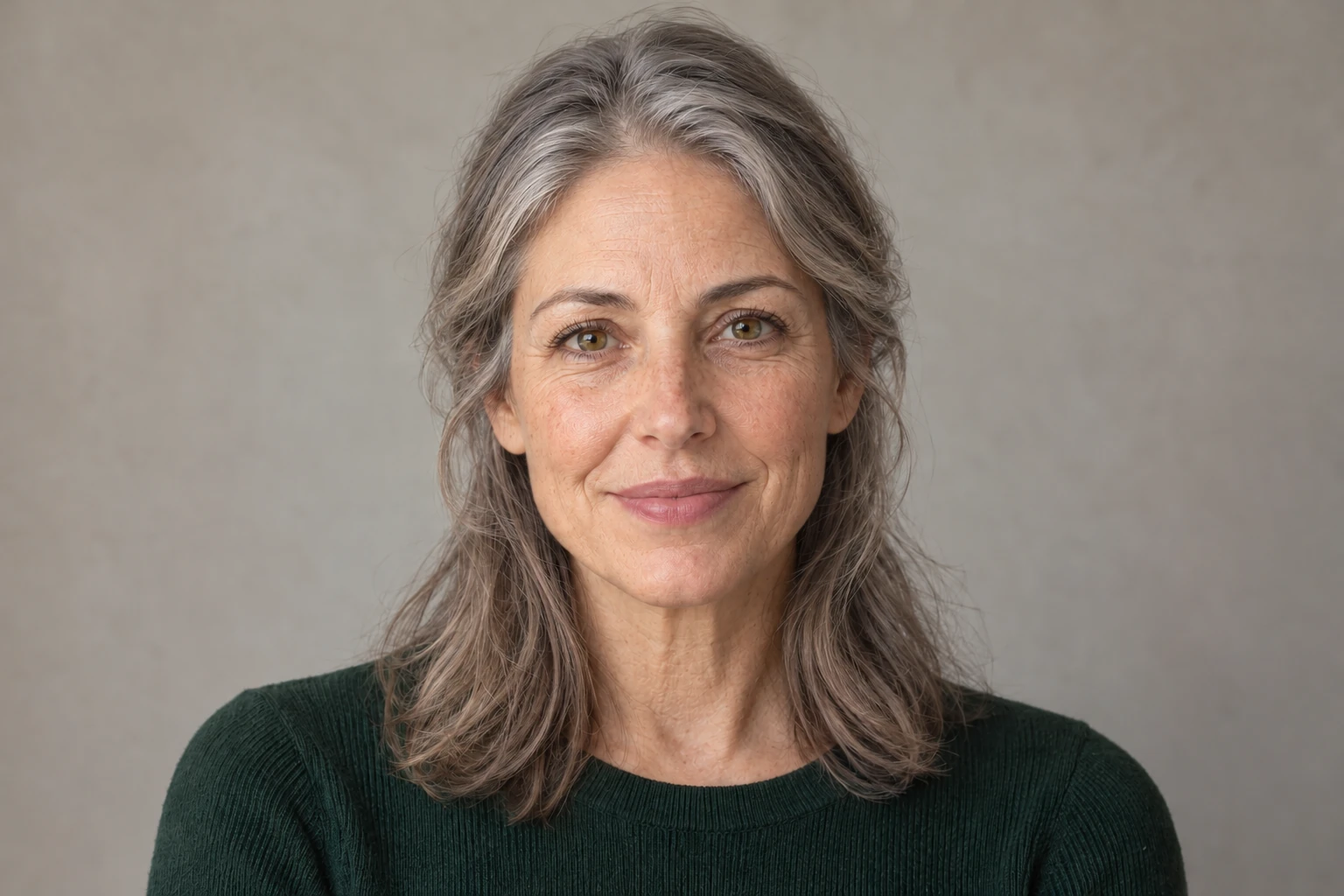 AI age swapped portrait