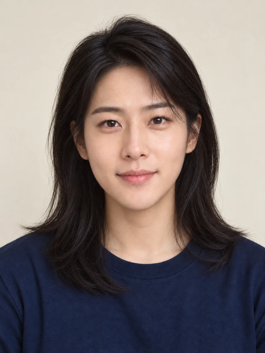 AI gender swap result: female version
